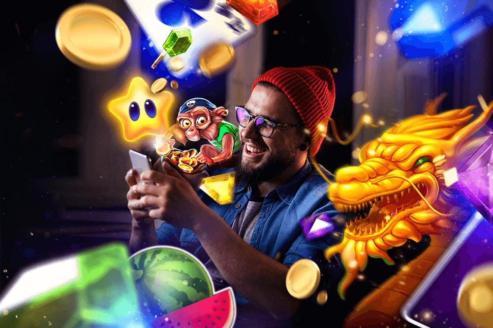 Persona explorando casinos en línea desde su móvil